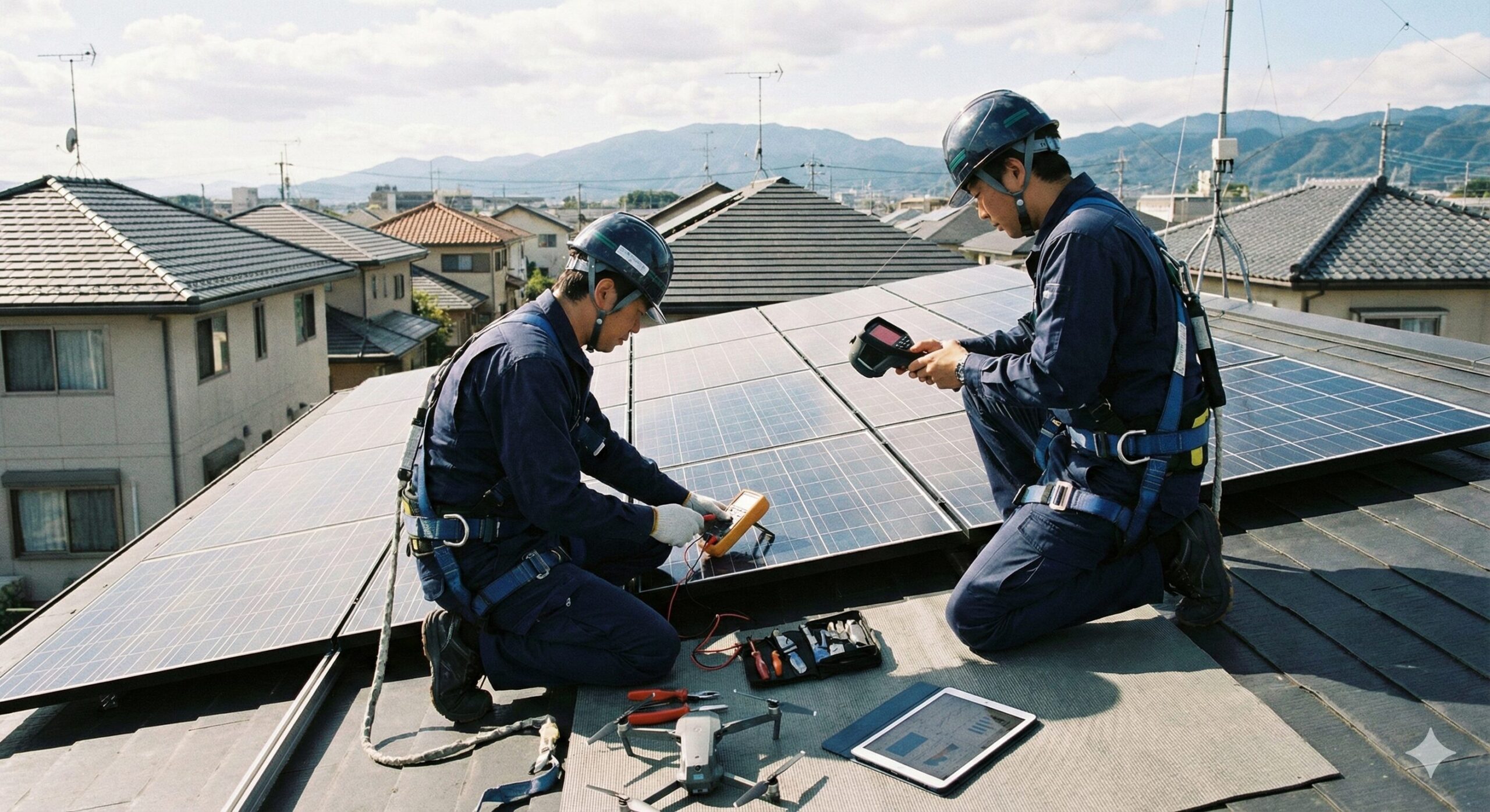 太陽光パネル点検